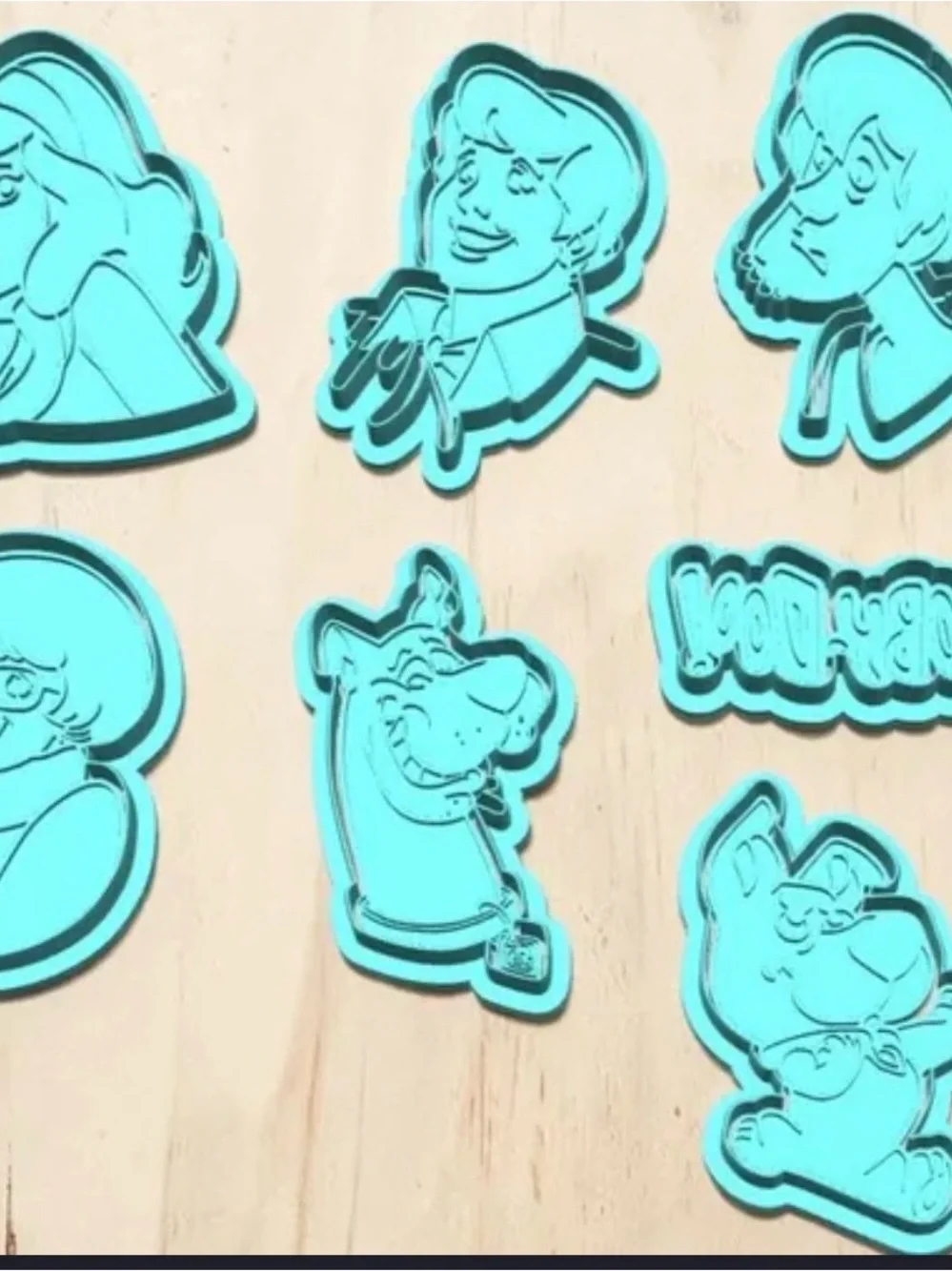 Scooby-Doo Themed Cookie Cutters -set